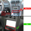 Picture of HECASA Car Stereo Radio Double Din Compatible with 1994-2002 Mustang Installation Dash Kit Bezel