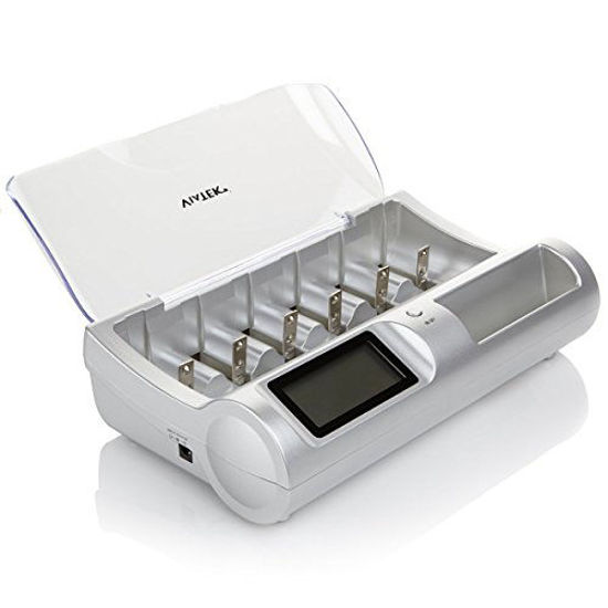 Picture of Renu-It Deluxe Home Battery Regenerator with USB Charging Ports and Tablet Stand ~ SILVER ~