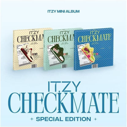 Picture of ITZY CHECKMATE SPECIAL EDITION CD+Lyric Poster On Pack+Photobook+Photocard+Special Tag+Sticker+Postcard+Tracking Sealed (SET(A+B+C))