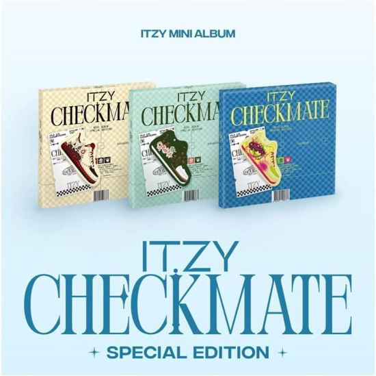 Picture of ITZY CHECKMATE SPECIAL EDITION CD+Lyric Poster On Pack+Photobook+Photocard+Special Tag+Sticker+Postcard+Tracking Sealed (SET(A+B+C))