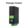 Picture of Waveshare 2-Ch RS485 to RJ45 Ethernet Serial Server, Dual Channels RS485 Independent Operation, Rail-Mount Industrial Isolated Serial Module, PoE Ethernet Port