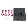 Picture of ASHATA 4 Bay HDD Cage, Chassis 5.25in Drive Tray 4 Bay HDD Enclosure, 2.5in SATA HDD Mobile Rack Compatible 9.5mm 12.5mm Thick Bottom Hard Drives SSDs