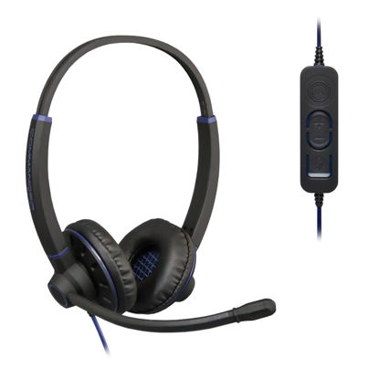 Picture of JPL Commander-2 Binaural USB Headset with Volume & Mute in-line Controls, 575-344-004