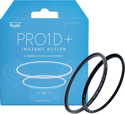Picture of Kenko Camera Lens Protection Filter PRO1D+ Instant Action UV L41 Set φ67mm, Magnetic Filter, Multi-Coated, Magnetic Adapter Ring Included