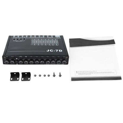 Picture of Suuonee Car audio Bass Restoration, Car 7 Bands audio Bass Restoration Digital Equalizer audio Control JC-7D