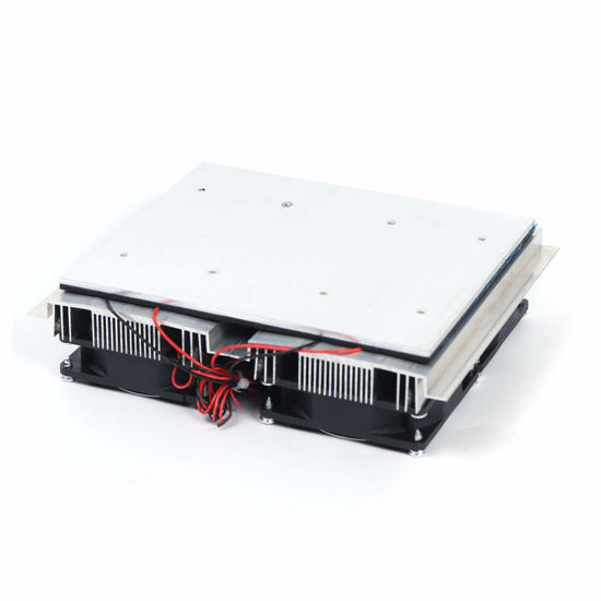 Picture of 240W 12V Semiconductor Refrigeration Cooler Module Thermoelectric Peltier Cold Plate Cooling System with Fan USA Stock