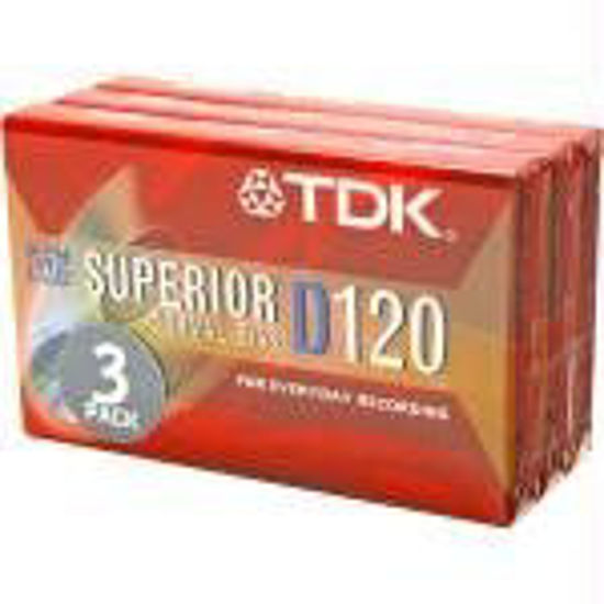 Picture of Tdk 120 Minute, Normal Bias Audiocassette - 3 Pack D120