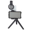 Picture of Photography Fill Light, Phone Fill Light Rechargeable 2400K-6400K 180pcs High CRI LED Chips with 52mm CPL Lens Filter for Smart Phone