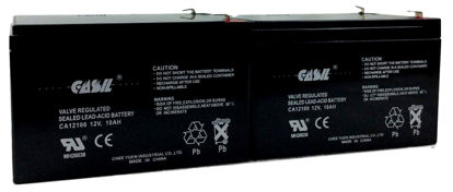 Picture of Casil 12V 10Ah Replacement Battery Compatible with APC Smart-UPS SMT1000, SMC1500, SMT1000C, SMT1000US, SU1000, SU1000BX120, SUA1000US, SUA1000 2 Pack