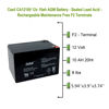 Picture of Casil 12V 10Ah Replacement Battery Compatible with APC Smart-UPS SMT1000, SMC1500, SMT1000C, SMT1000US, SU1000, SU1000BX120, SUA1000US, SUA1000 2 Pack