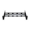 Picture of 2U 19 inch Din Rail Chassis Bracket Depth Adjustable Rackmount Kit Aluminum Rack Mount Rack Rails for 35mm Din-Rail Mounted Device Ethernet Switch Media Converter Shelf
