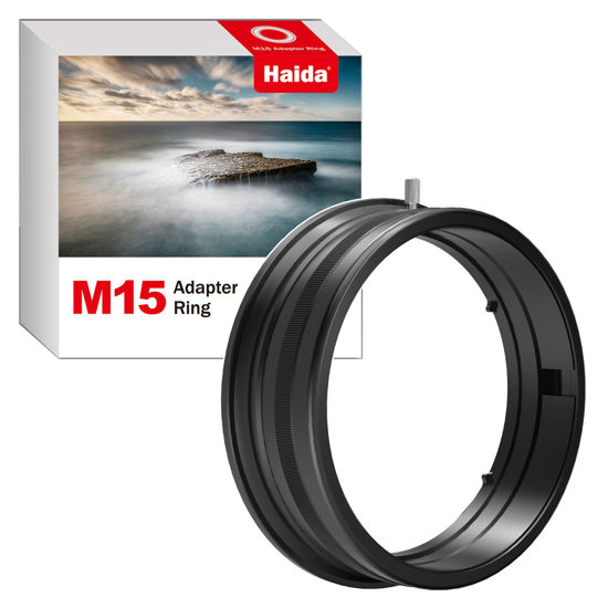 Picture of Hakuba Haida Rectangular Filter System for M15 Series, Adapter Ring for Tamron SP 15-30mm f/2.8 Di VC USD Lens, Tamron SP 15-30mm f/2.8 Di VC USD G2 Lens, Pentax-D FA 15-30mm F2.8 ED SDM WR Lens Only