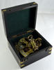 Picture of Brass Nautical Antique Sextant Replica Celestial Navigation Marine Navigation for Sale Navigation Brass Sextant - with Leather Case