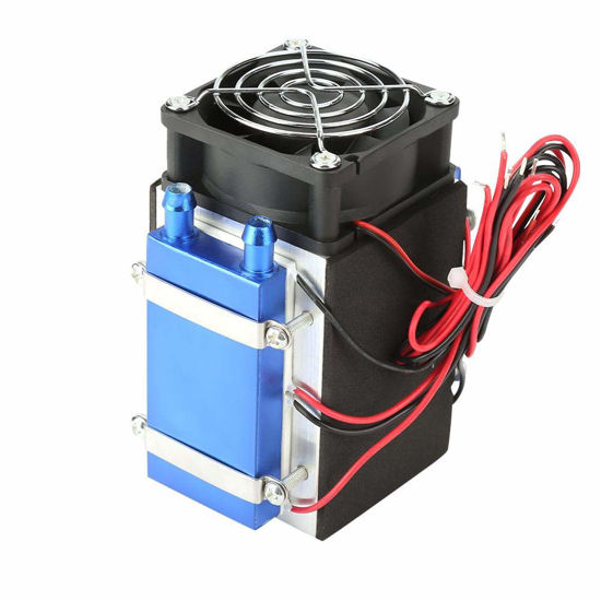 Picture of DC 12V Semiconductor Refrigeration Machine Cooler Radiator Thermoelectric Peltier Refrigeration Air Cooling Heatsink DIY Device with Fan - 4&6 Chip (4 Chip)