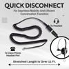 Picture of INNOTALK Telephone Headset Headphone for Cisco 8811 8841 8851 8861 8865 8941 8945 8961 and More - Call Center Noise Cancel Mic Office Desk Phone Headset