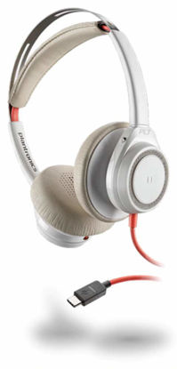 Picture of Plantronics Headset - on-Ear - Wired - Active Noise canceling - USB-C - White