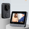 Picture of Video Doorbell Intercom System, Monitor with Metal HD Door Camera Video Intercom with 256G Card Record(not Included) APP Remote 2 Way Audio, Unlock for Home Security System