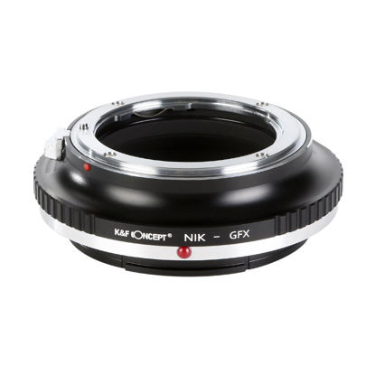 Picture of K&F Concept Adapter for Nikon F Mount Lens to Fuji GFX Medium Format Camera