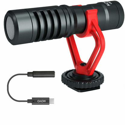 Picture of Movo VXR10 Universal Video Microphone Bundle with Dongle Adapter - Compatible with DJI OSMO Pocket 1 and 2 - DJI OSMO Mic for Vlogging, Journalism, YouTube Video Recording, and More