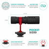 Picture of Movo VXR10 Universal Video Microphone Bundle with Dongle Adapter - Compatible with DJI OSMO Pocket 1 and 2 - DJI OSMO Mic for Vlogging, Journalism, YouTube Video Recording, and More