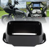 Picture of YDLMT Vivid/Gloss Black Motorcycle Radio Stereo Double DIN Adapter Compatible With 1998-2013 Harley Road Glide (ABS Plastic)