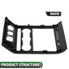 Picture of GRAND ORANGE Dash Radio Climate Bezel Center Trim Panel Compatible with 2004-2008 Ford F150 Black Center Dash Radio Bezel