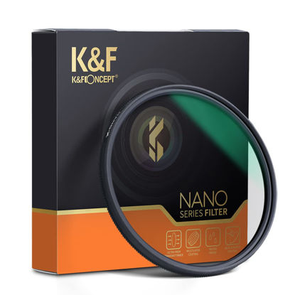 Picture of K&F Concept 62mm Polarizer Filter, CPL Polarizing Filter, Reduce Glare/Waterproof/Scrath Resistant, for Camera Lens