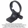 Picture of CNC Machined Aviation Aluminum Camera Lens Collar Holder Tripod Mount Ring for Sony FE 135mm f/1.8 GM Lens SEL135F18GM, Built-in Arca Type 55mm Quick Release Plate for ARCA-SWISS PHOTOCLAM Tripod Head