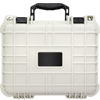 Picture of Eylar Protective Gear and Camera Hard Case with Custom Logo Plate, Waterproof & Shockproof w/Foam TSA Approved 13.37 Inch 11.62 Inch 6 Inch (White)