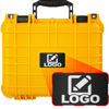 Picture of Eylar Protective Gear and Camera Hard Case with Custom Logo Plate, Waterproof & Shockproof w/Foam TSA Approved 13.37 Inch 11.62 Inch 6 Inch (Yellow)