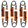 Picture of AAAwave PCIE Riser VER 011 PRO 1x to 16x Graphic Extension for GPU Mining 60cm USB 3.0 Cable, 10 Solid Capacitors, 12 Led Lights, 2X 6PIN and 2 Power Options (Pack of 6)