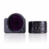 Picture of QKOO Camera Lens Filter Kit for GoPro Hero 7 Black/(2018)/Hero 6 Black/5 Black - Professional 52mm Lens Filter Set (CPL + UV + ND2 + ND8 + Star 8 + Red + Yellow + FLD/Purple) + Adapter Ring + Lens Cap