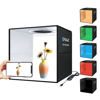 Picture of Andoer PULUZ Lightbox Mini Photo Studio Light Box with 6 Color Backdrops Photo Shooting Tent Kit 80Pcs LED Light Room Foldable Photography Light
