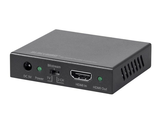 Picture of Monoprice Blackbird 4K HDMI Audio Extractor - 18Gbps, HDCP 2.2, 4K@60Hz, YCbCr 4:4:4, Digital And Analog Out