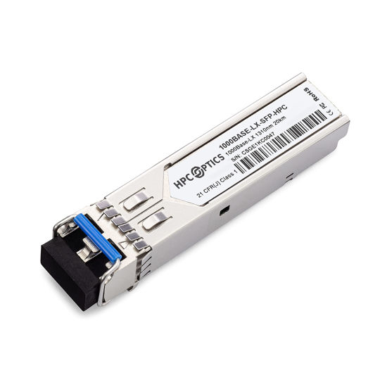 Picture of HPC Optics Compatible with Meraki MA-SFP-1GB-LX10 1000BASE-LX SFP Transceiver | 1G LX SM 1310nm MA-SFP-1GB-LX10-HPC