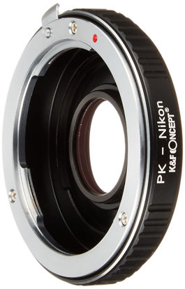 Picture of K&F Concept Adapter with Glass for Pentax K Mount Lens to Nikon F Camera as D300