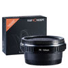 Picture of K&F Concept Adapter with Glass for Pentax K Mount Lens to Nikon F Camera as D300