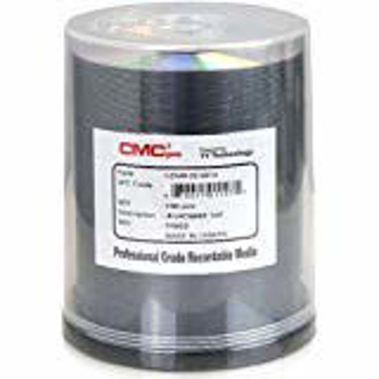 Picture of CMC Pro - Powered by Taiyo Yuden Technology 16x Shiny Silver Thermal Lacquer 4.7GB DVD-R in 100 Disc Cake Box