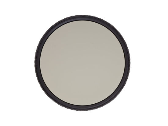 Picture of Heliopan 67mm Circular Polarizer Filter (706741) with Specialty Schott Glass in Floating Brass Ring