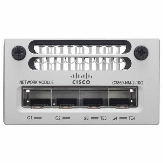 Picture of Cisco C3850-NM-2-10G C3850 4 X GB ETH, 2 X 10GGB ETH Module - New Open Box