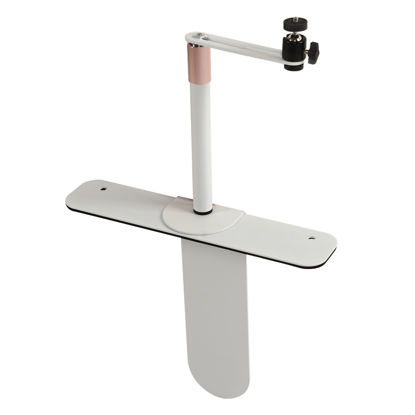 Picture of Yosoo Health Gear Projector Stand Plug in Projector Stand for Bedside Sofa, 360 Degree Rotatable Projector Bed Mount Sturdy Alloy Steel, 9.4 to 15.7in Adjustable Projector Bracket Holder (white)