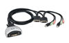 Picture of 2 Port KVM Switch 1920 X 1200 - DVI W/ Audio and USB 2.0 Hub - Display/ Screen KVM Switch - DVI 3.9 ft Cables
