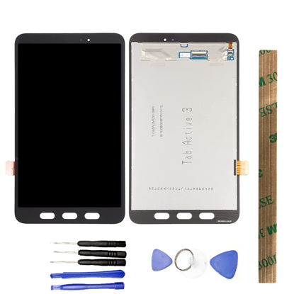 Picture of JayTong LCD Display & Replacement Touch Screen Digitizer Assembly with Free Tools for Galaxy Tab Active 3 3rd Gen 2020 SM-T575 SM-T570 Black