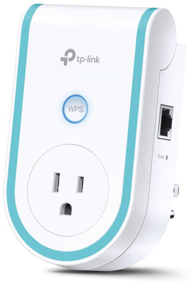 Picture of TP-Link AC1200 WiFi Range Extender with AC Passthrough, Wireless Booster (RE360)