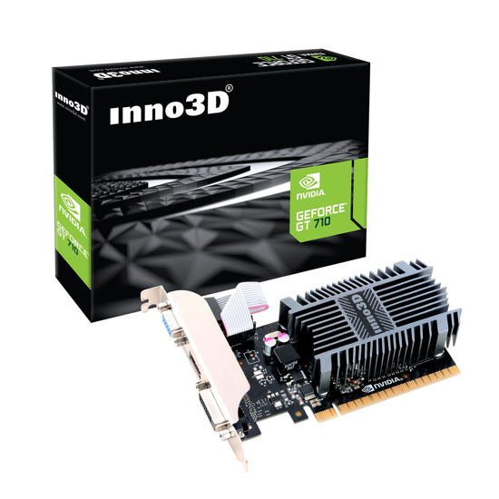 Picture of Inno3D Nvidia GeForce GT 710 2GB DDR3 LP Low Profile Video Graphics Card HDMI DVI VGA Single Slot