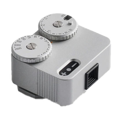 Picture of Lizusidtsy Light Meter II Cold Shoe for DSLR Film Camera Light Meter 12 Shutter Speed Photography Parts Accessories (Silver), 500701560A2
