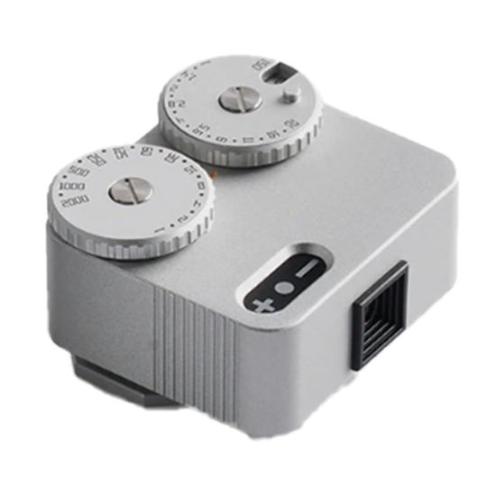Picture of Lizusidtsy Light Meter II Cold Shoe for DSLR Film Camera Light Meter 12 Shutter Speed Photography Parts Accessories (Silver), 500701560A2
