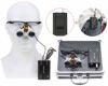 Picture of EustomA 3.5X Binocular Loupes+5W LED Headlight Clip-on Type with Optics Filter with Aluminum Box DY-008 (Black)