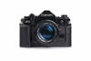 Picture of A-1 Case, BolinUS Handmade Genuine Real Leather Half Camera Case Bag Cover for Canon New AE-1 AE-1P A-1 (with Handle) Camera with Hand Strap (Black)