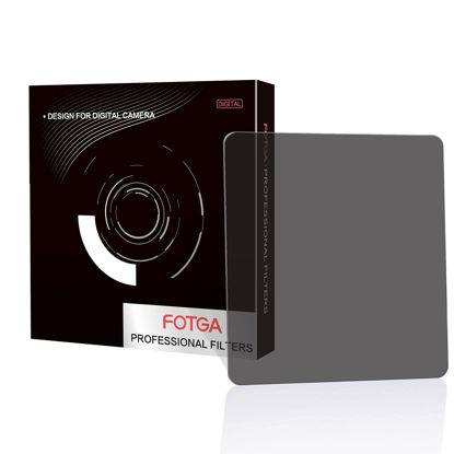 Picture of Fotga Pro ND4 4x4 0.6 Glass Neutral Density Filter 2 Stops for 4x4 inch 100mmx100mm Mattebox Cokin Z Hitech Lee Lens Filter Trays Holder